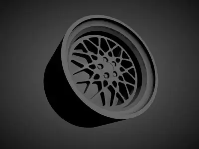 JNC 016 scalable and Printable rim 3D print model