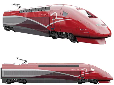 TGV PBKA THALYS-HEAD 3D model