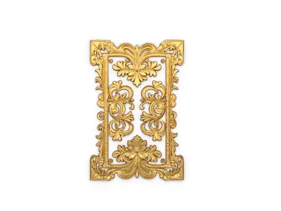 classical door decor 15 3D model