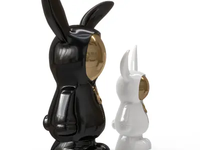 Space Bunny 3D model