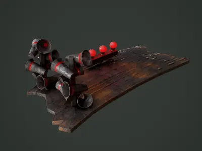 Megafons Board  Free 3D model