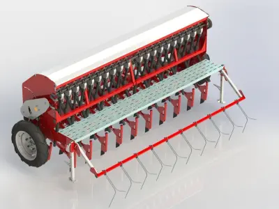 WG 1021 - Variator seed drill 180-300 3D model