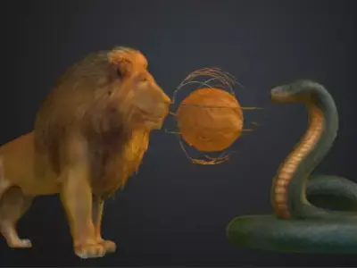  serpens et leo 3D model