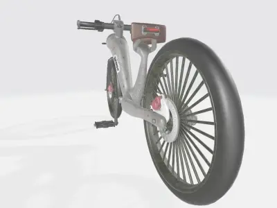 Bike Concept Low-poly 3D model