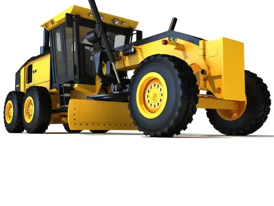 Motor Grader 3D model