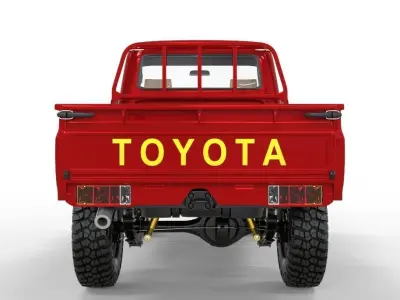 Toyota Land Cruiser 76 Series 4x4 3D model