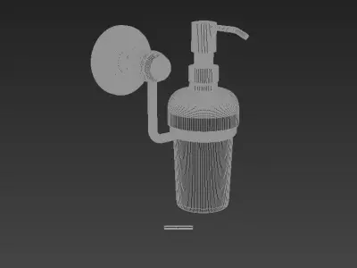 Ottoman Mansion Liquid Soap Dish 3D model