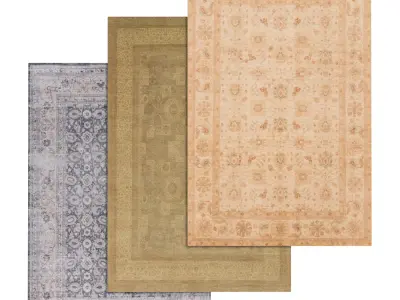 Rug Set 1973 3D model