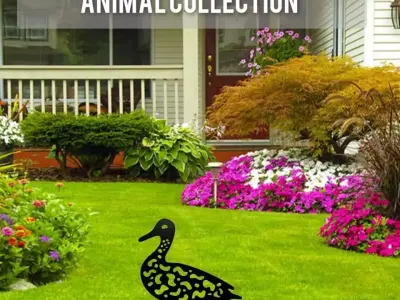 Wonderful Artificial Duck Home and Garden Outdoor Lawn Decor 3D model order