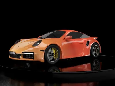 porsche 911 turbo 3D model
