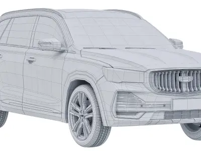 Geely Monjaro 3D model