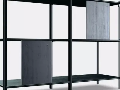 JATTESTA Shelving unit Low-poly 3D model