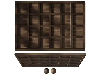 Wooden ceiling 3D model