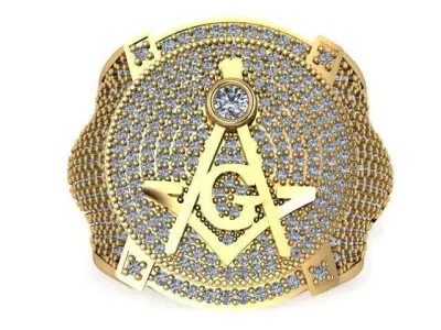 men ring 3D print model