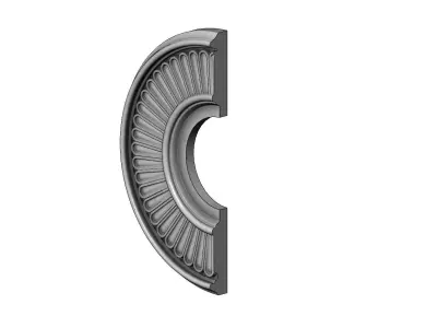 Floral Ceiling Medallion molding 3D print model