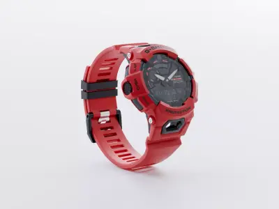 CASIO G-Shock Watch Low-poly 3D model