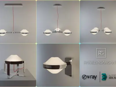 VELASCA LIGHT COLLECTION OF PATRIZIA GARGANTI 3D Model 3D model