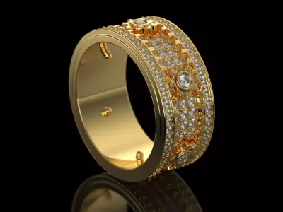 MACHANICS RING  3D print model