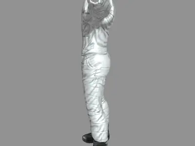Character Cloth Low-poly 3D model