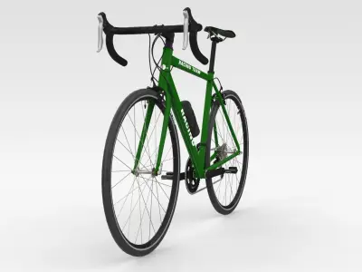 Racing Bicycle - Green 3D model