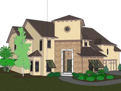 Regal-Luxury-Villa Area-09 3D model