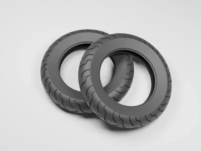 Moto Tire Dv1 3D model