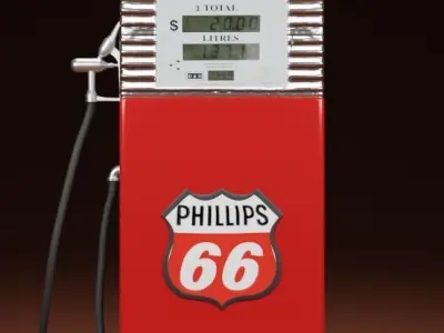 Phillips 66 Fuel pump 3D model