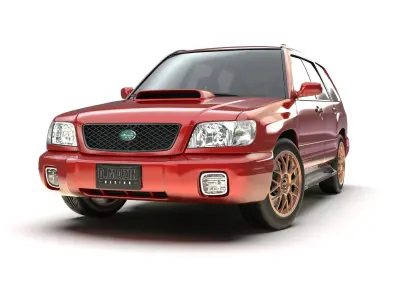 Subaru Forester SF5 S-turbo 2000-2002 3D model 3D model