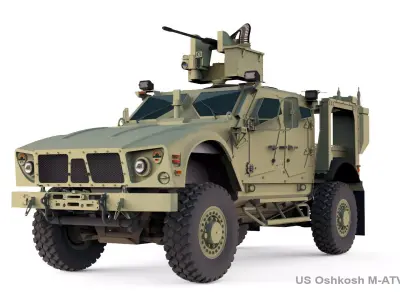 US Oshkosh M-ATV 3D model