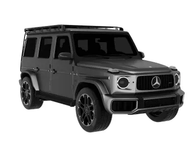 Mercedes-Benz G63 AMG 2025 Offroad Package PRO Low-poly 3D model