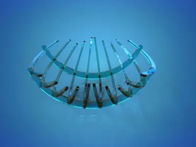Glass vase 3D model buy