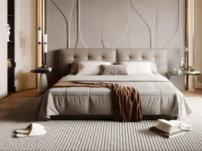 Master bedroom 3D model 3D model