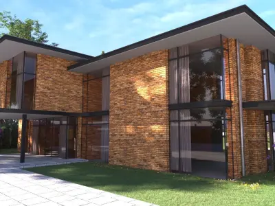VILLA HOUSE 01 3D model