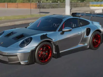 2023 Porsche 911 GT3 CUP 3D model