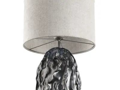 Rock vintage table lamp  3D model