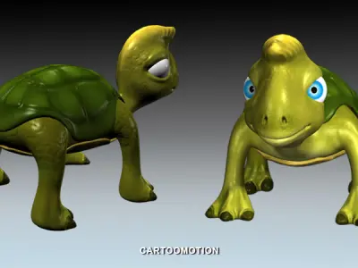 FOO The Turtle Low-poly 3D model