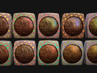 Bowl Packaging Dry Cereal Food for Pet Dog and Cat Pack Low-poly 3D model