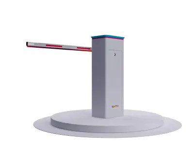 PARKING BARRIER  Low-poly 3D model