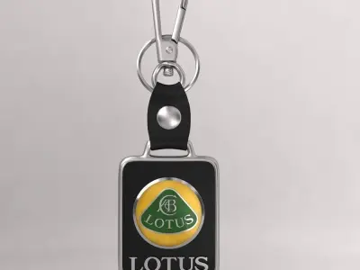 Lotus car logo keychain 3d model  3D model