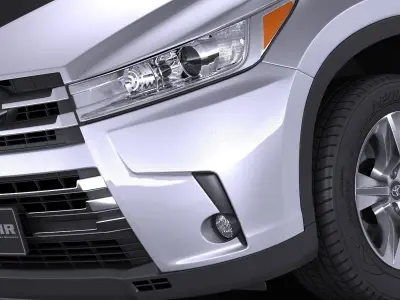 Toyota Highlander 2017 3D model