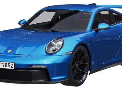 Porsche 911 GT3 2021 3D model