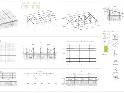 235 kWp Solar Project Type 17 3D model