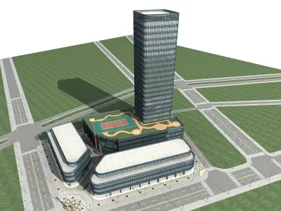 Building 100 3D model