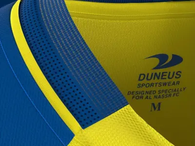 Al Nassr Jersey Duneus 2023 - CLO 3D 3D model