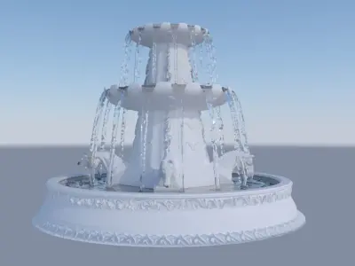 Water Fountain 3D model