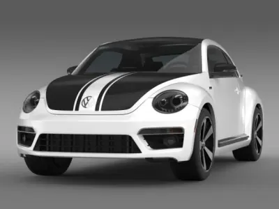 VW Beetle GSR 2013 3D model