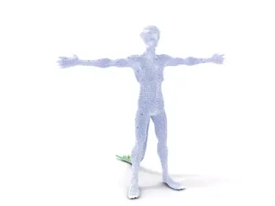 Reptilian Humanoid Character Model Pack for Games and Animation Low-poly 3D model