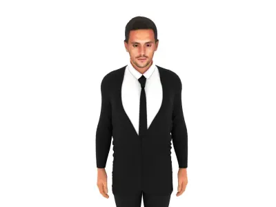 Dusan Tadic Low-poly 3D model