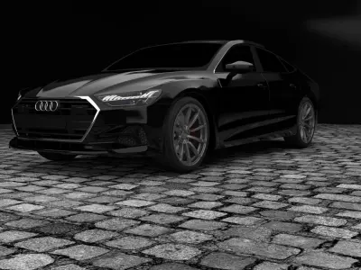 Audi A7 2018  3D model
