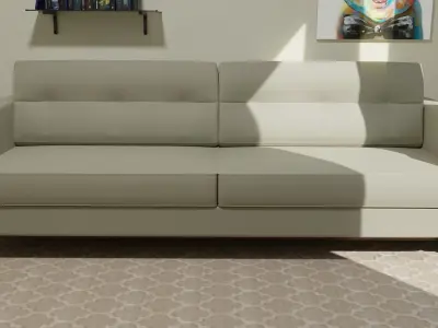 Sofa 3D two seater 3D model